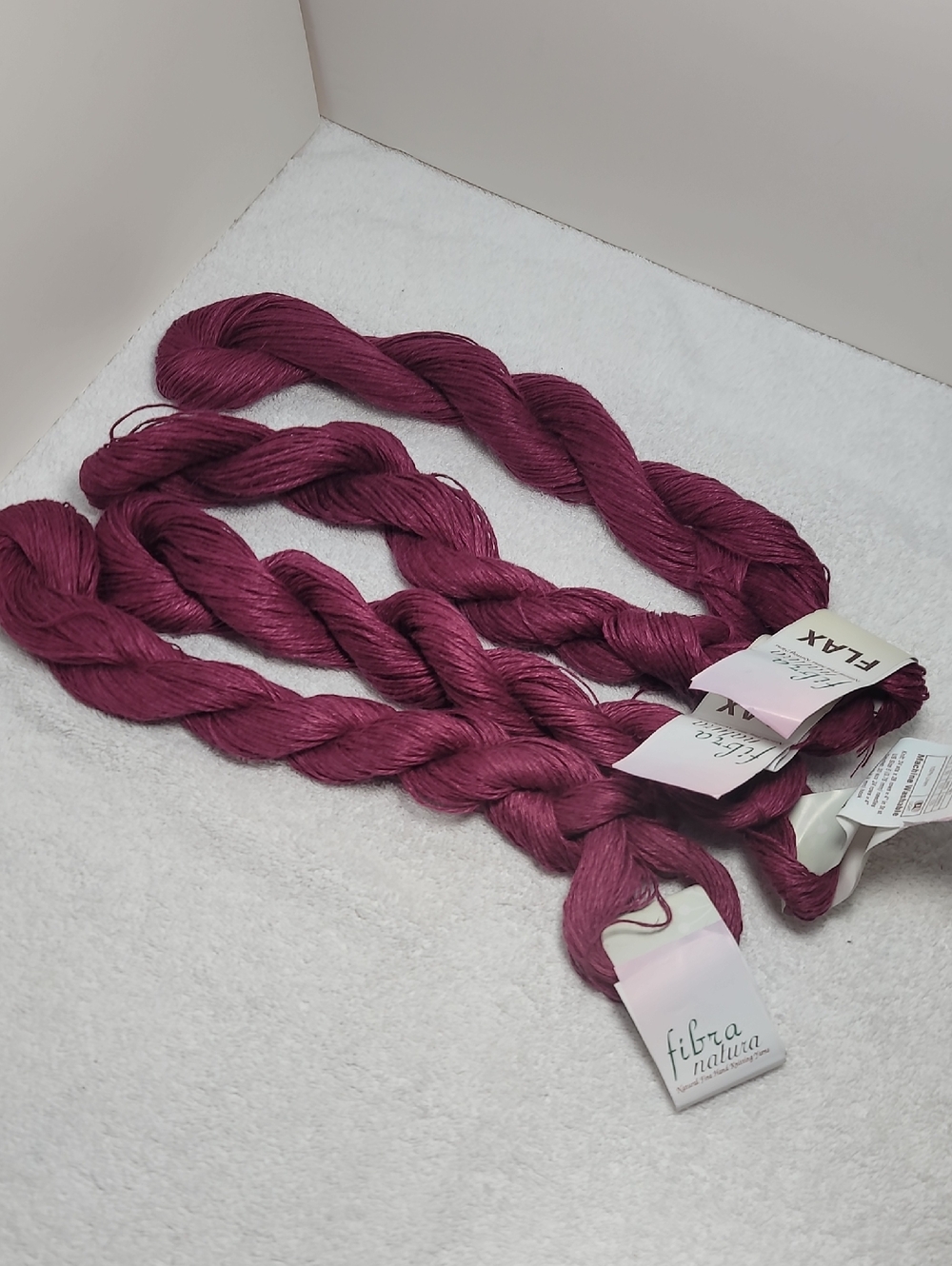 Fibra Natura Flax  NWT 4 Hanks Linen